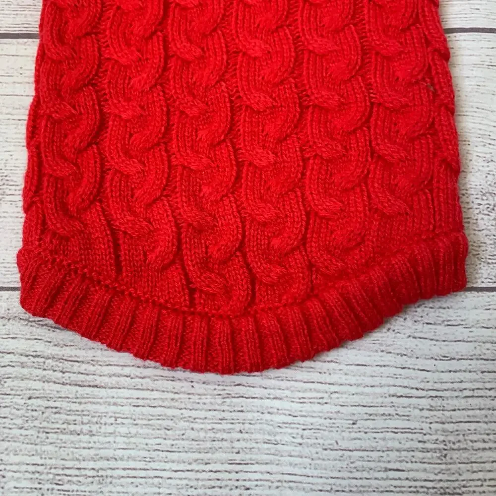 Wondershop at Target Red Knit Pet Sweater Pullover Size XS Up To 10lbs Cat Dog